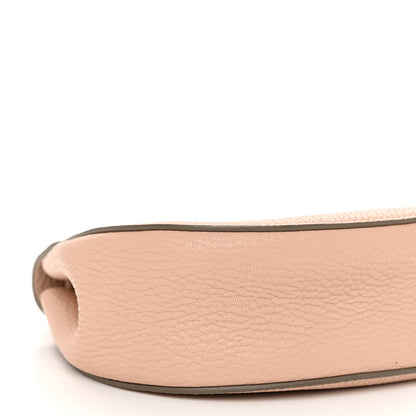 Chloe Grained Lambskin Mini Drew Shoulder Bag Cement Pink 8 of 9