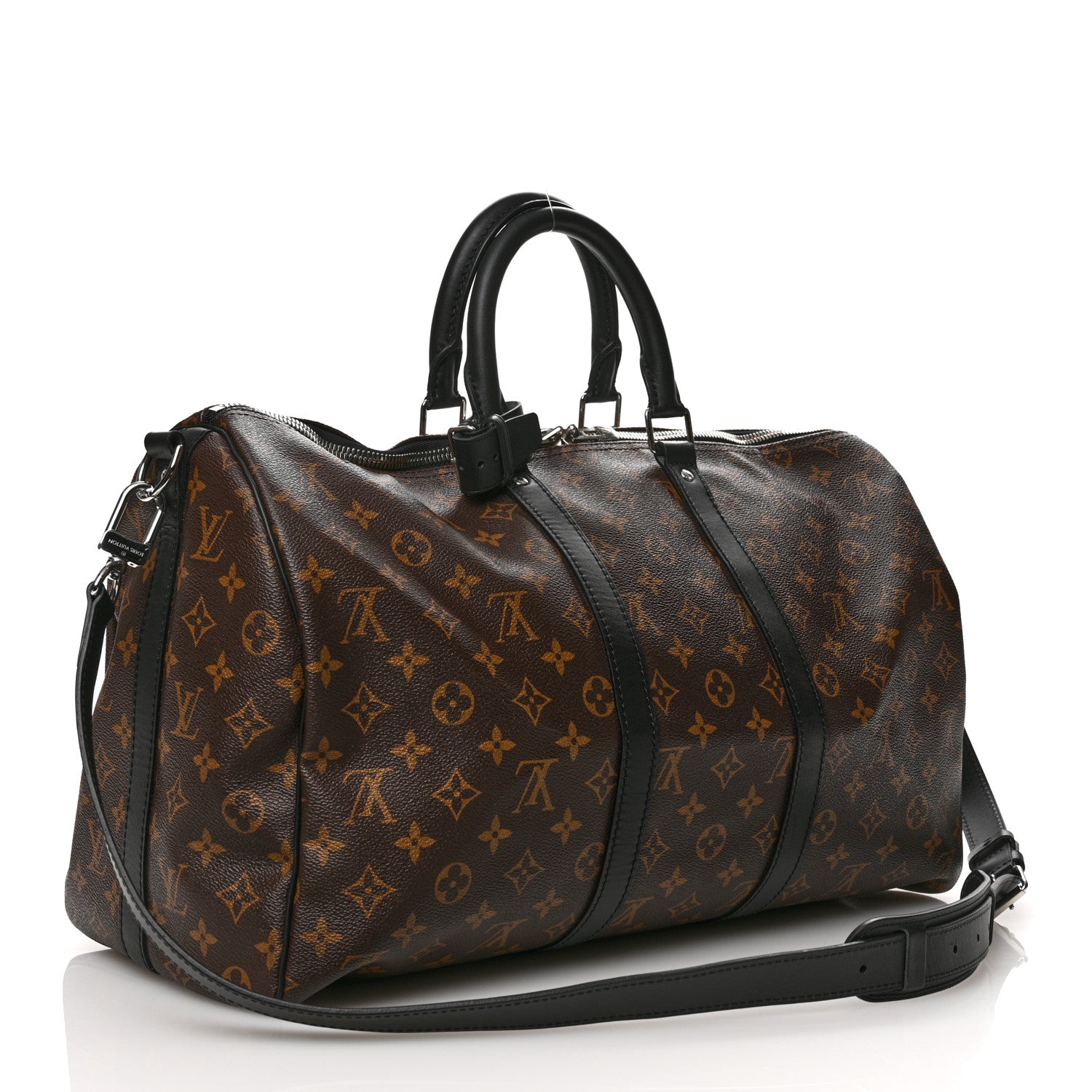 Louis Vuitton Monogram Macassar Keepall Bandouliere 45 2 of 9