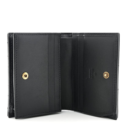 Gucci Calfskin Matelasse GG Marmont Card Case Wallet Black 5 of 10