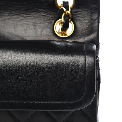 Chanel Lambskin Quilted Small Double Flap Black 12 of 16