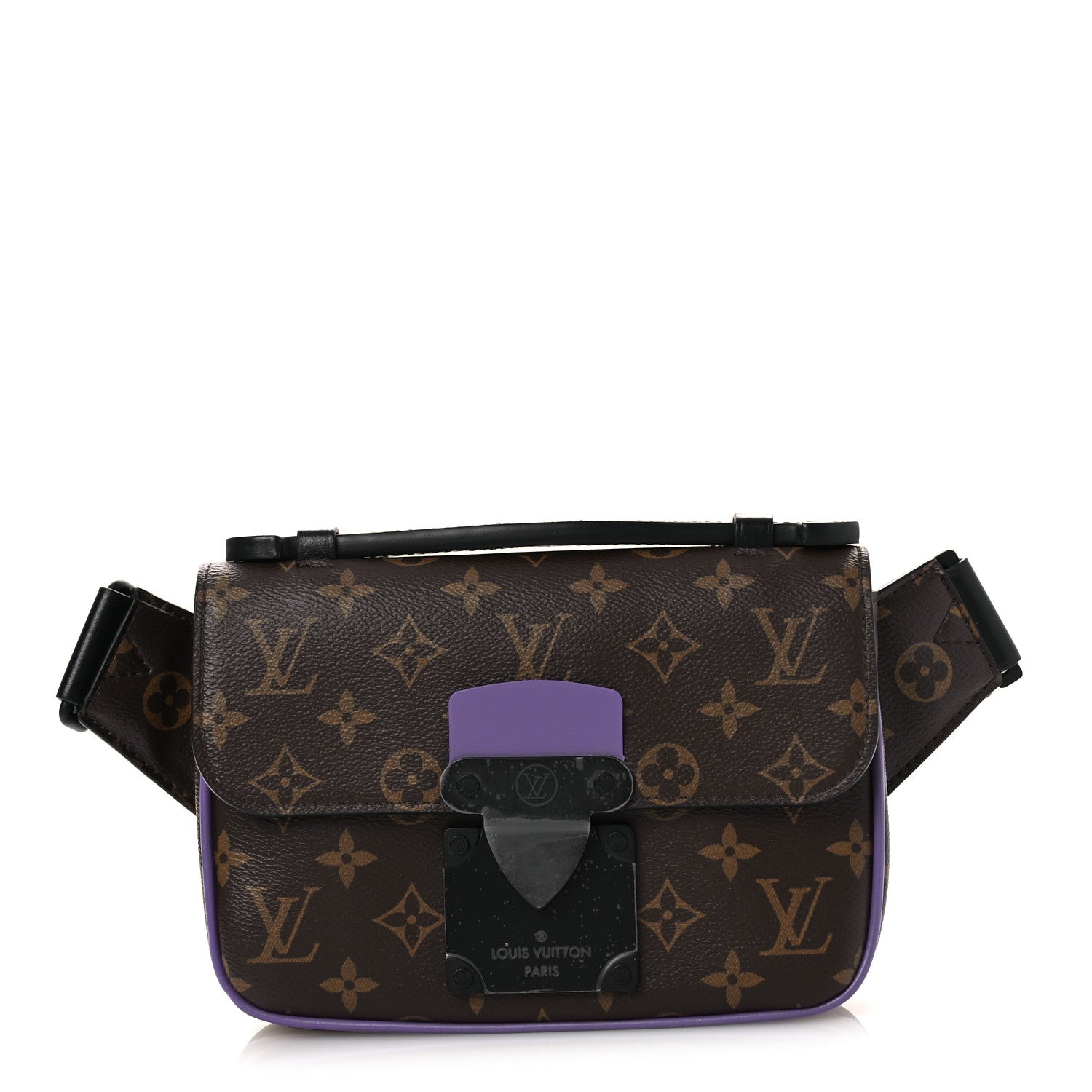 Louis Vuitton Monogram S Lock Sling Bag Purple 1 of 10