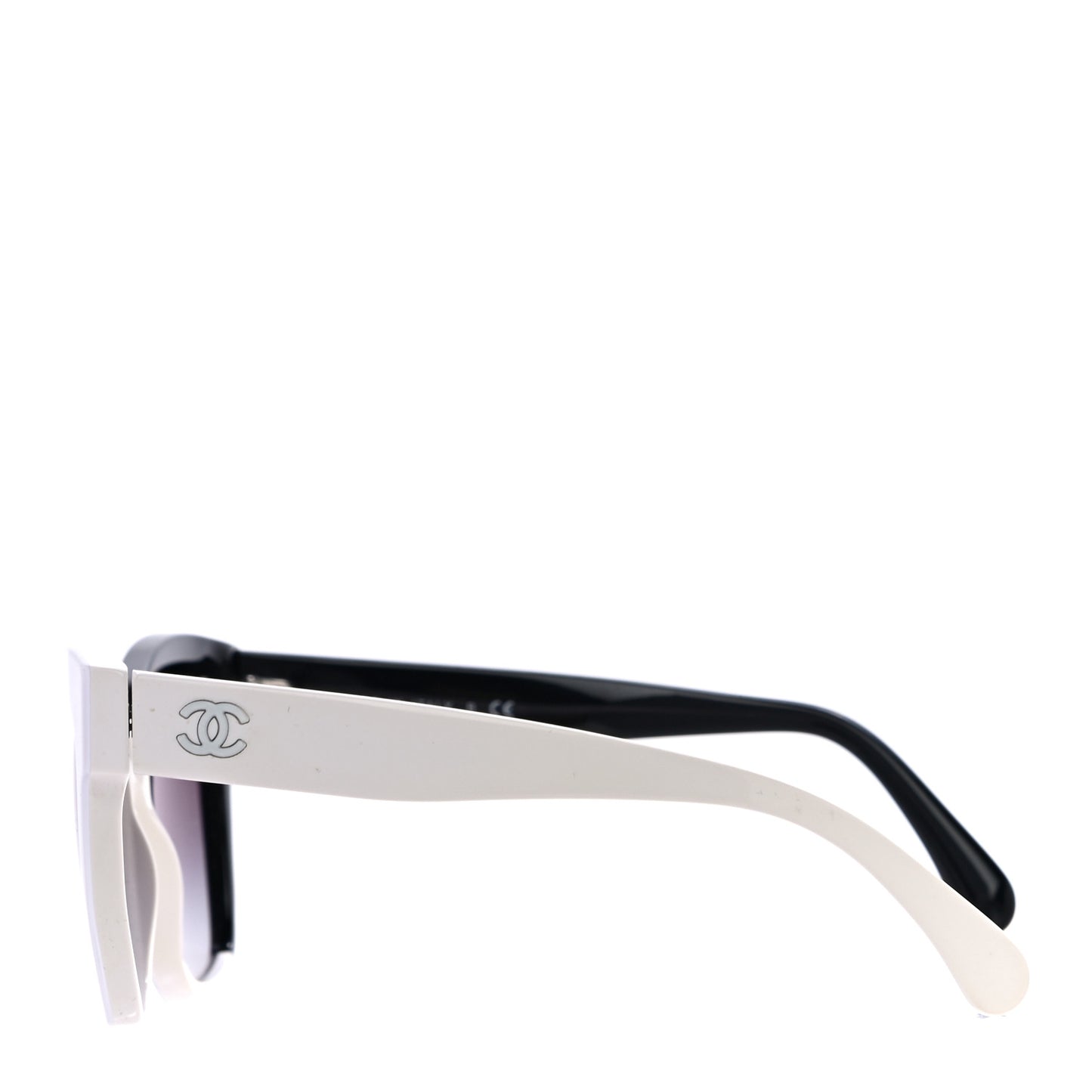 Acetate CC Sunglasses 9081 White Black