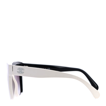 Chanel Acetate CC Sunglasses 9081 White Black 2 of 7