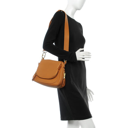 Tom Ford Pebbled Calfskin Medium Jennifer Whiskey 3 of 8