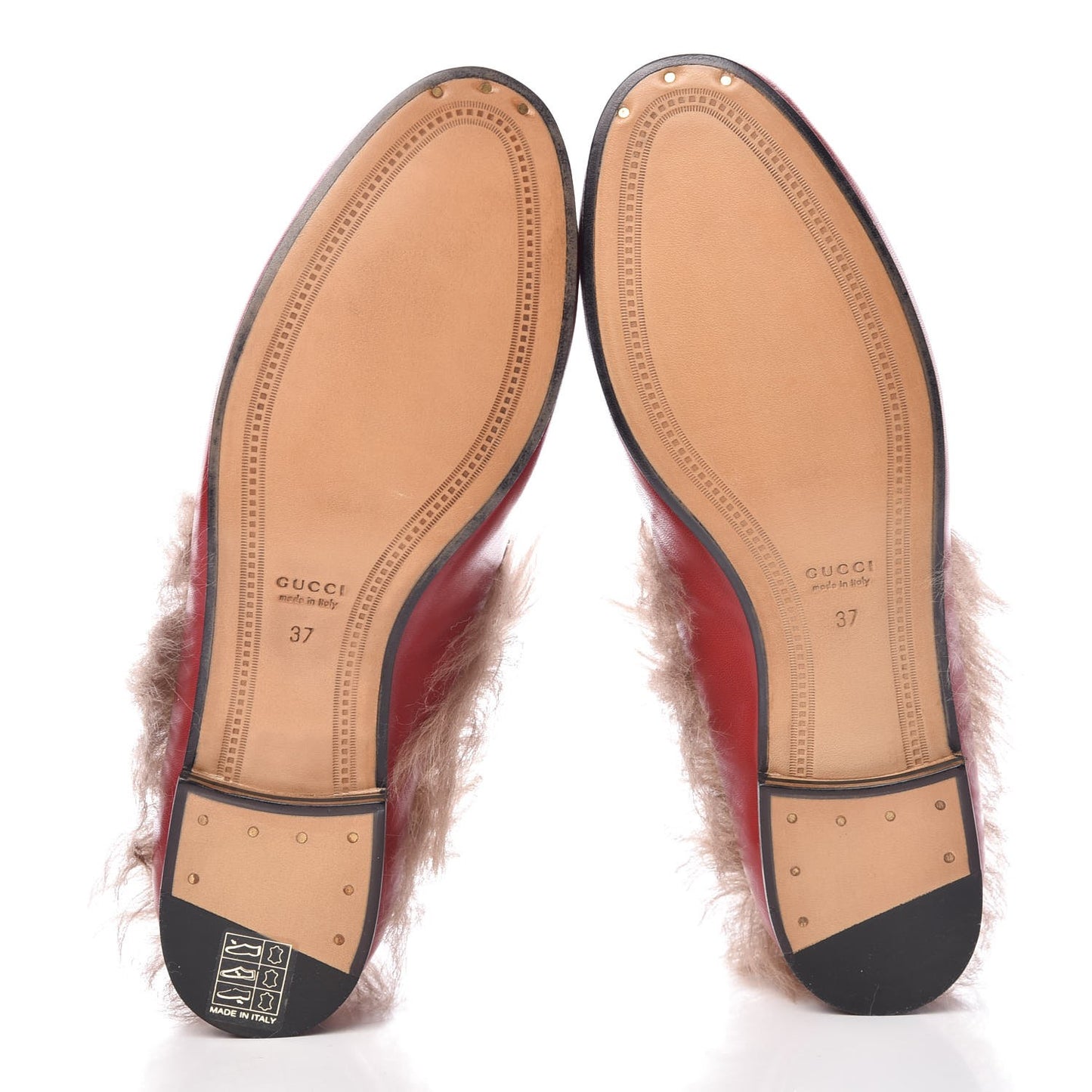 Malaga Kid Fur Womens Jordaan Loafers 37 Hibiscus Red Natural