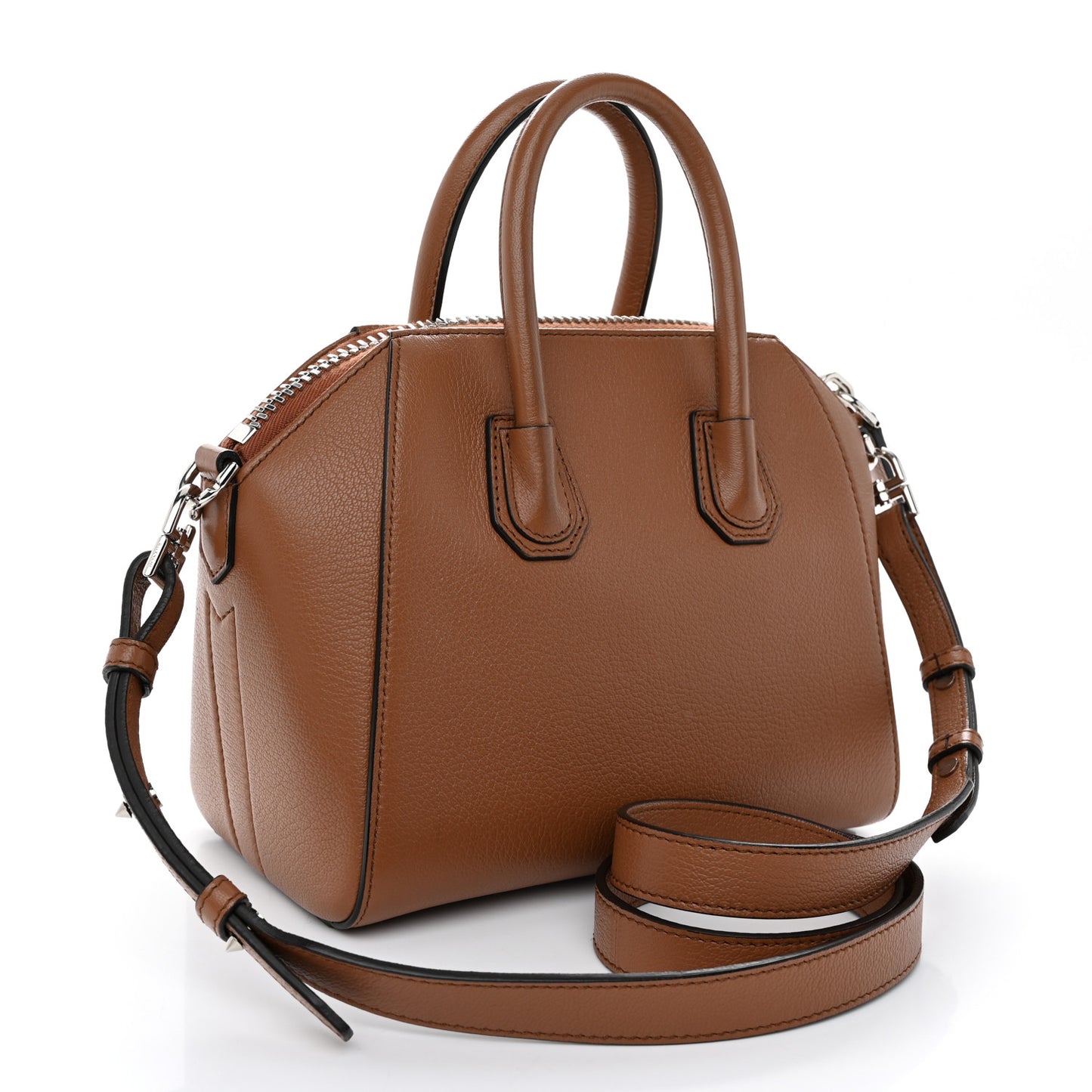 Sugar Goatskin Mini Antigona Caramel