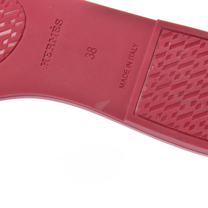 Hermes Rubber Aloha Sandals 38 Rose Baie 10 of 14