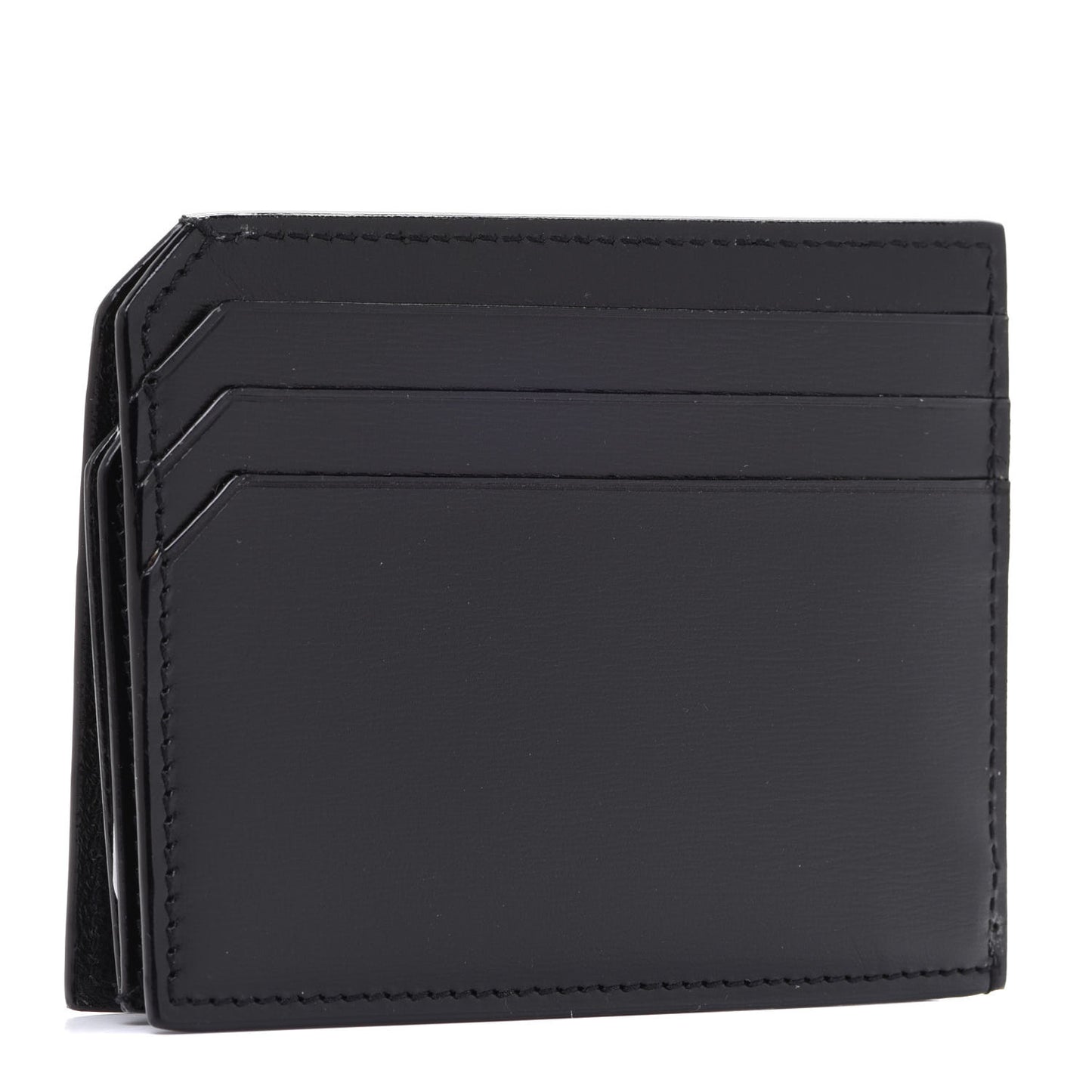 Calfskin Card Case Black