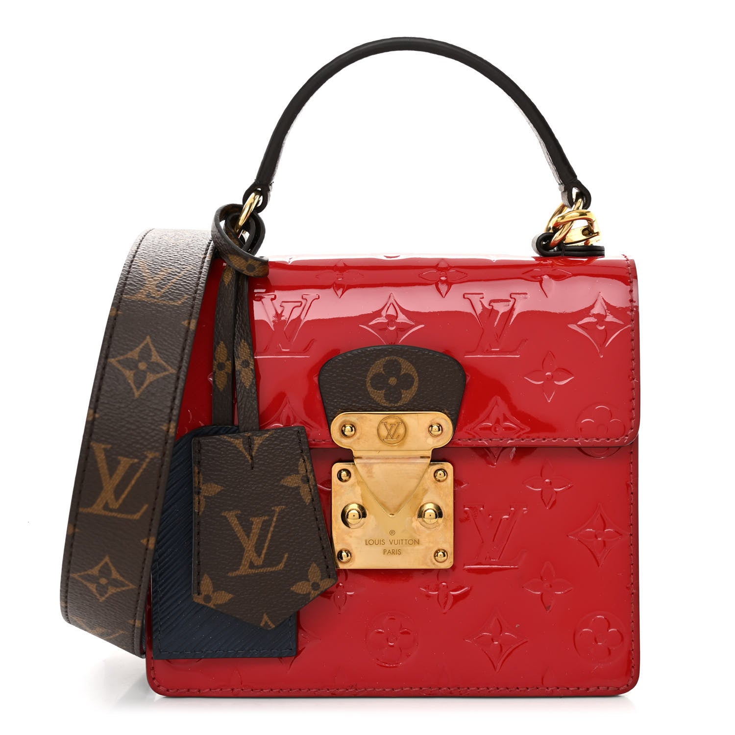 Louis Vuitton Vernis Epi Monogram Spring Street Scarlet 1 of 9