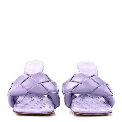 Bottega Veneta Nappa Maxi Intrecciato Lido Mule Sandals 39.5 Wisteria 2 of 8