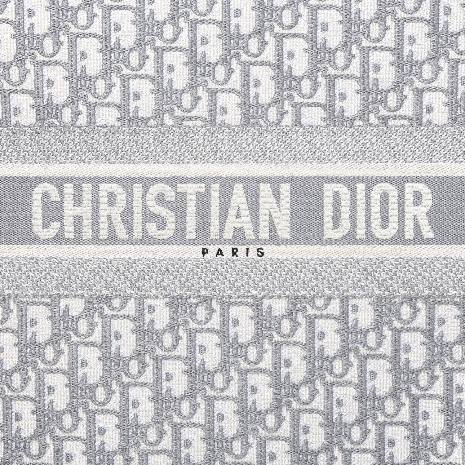 Christian Dior Oblique Large Book Tote Grey 9 of 9
