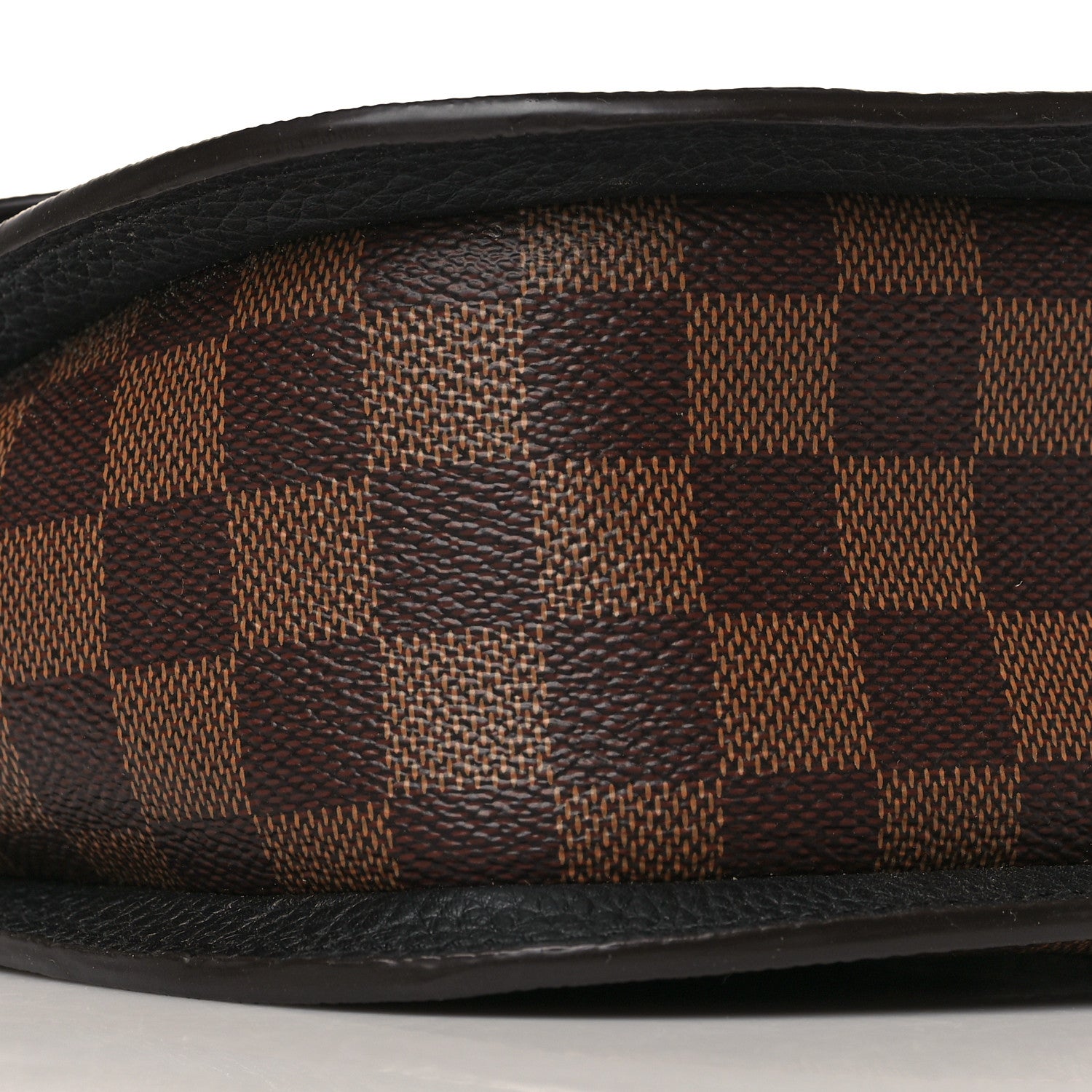 Louis Vuitton Damier Ebene Cuir Taurillon Wight Black 7 of 8