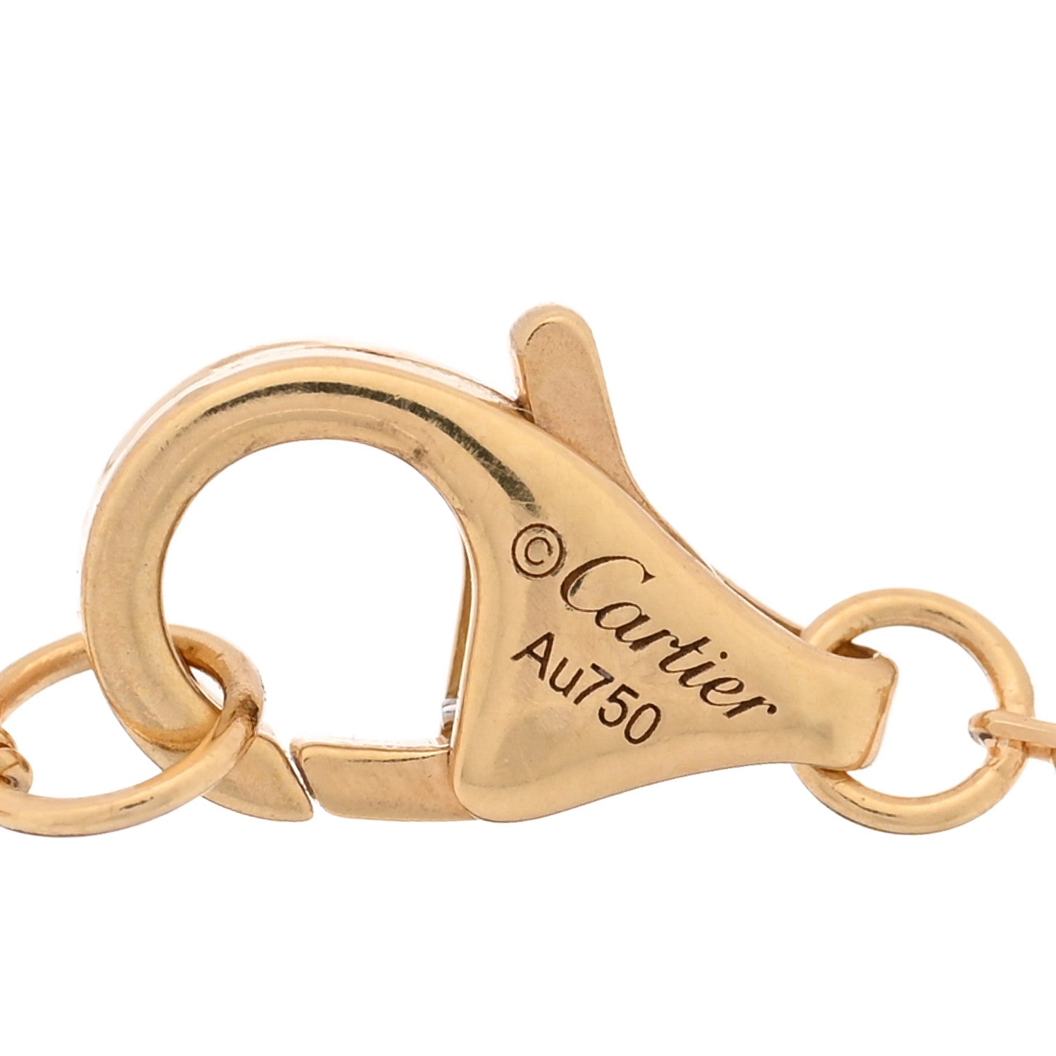 Cartier 18K Yellow Gold Diamond XS D'Amour Bracelet 3 of 4
