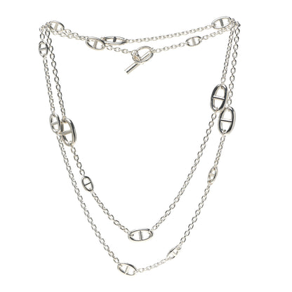 Hermes Sterling Silver Farandole Necklace 120 3 of 5