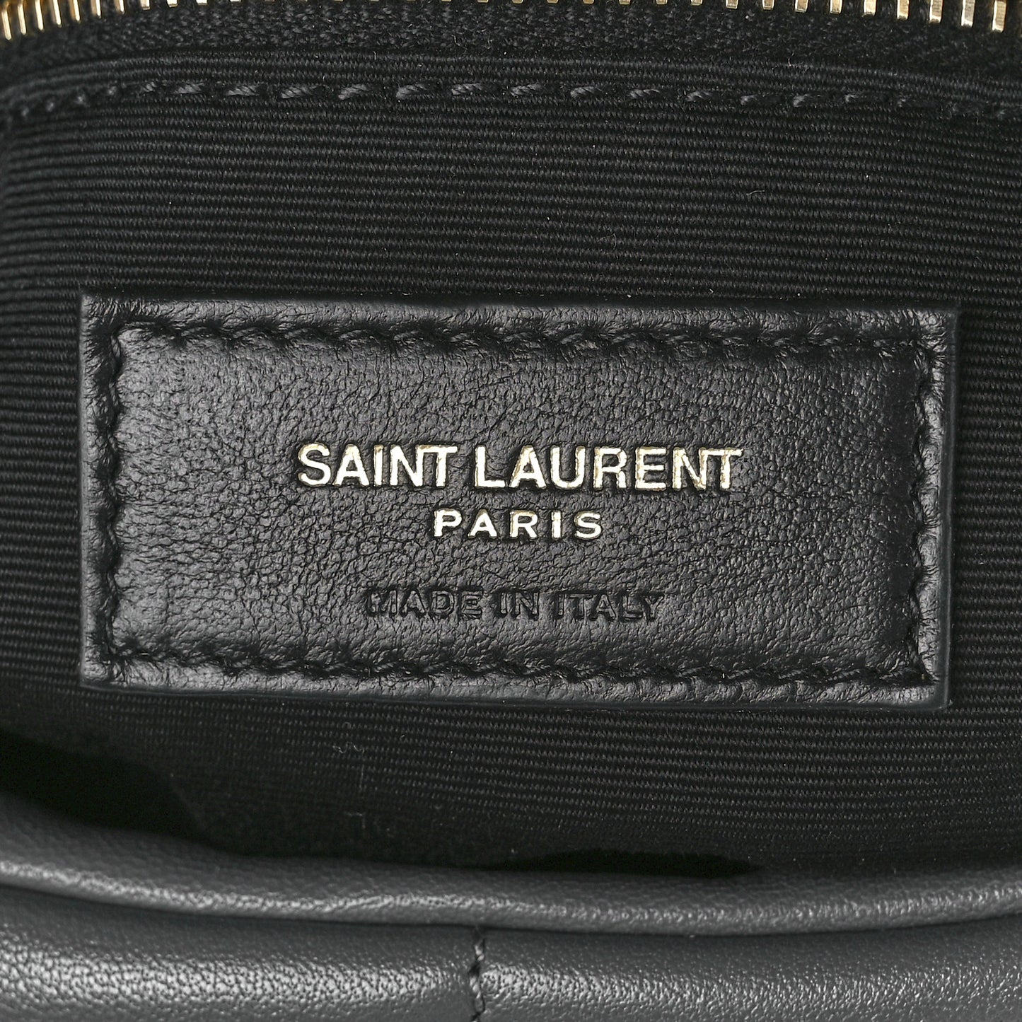 Lambskin Quilted Small Loulou Puffer Monogram Chain Satchel Storm