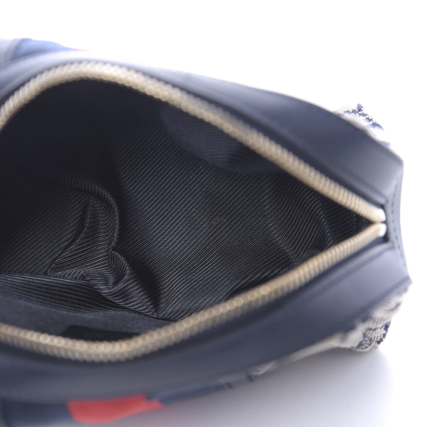 Monogram Web Small Cosmetic Case Navy