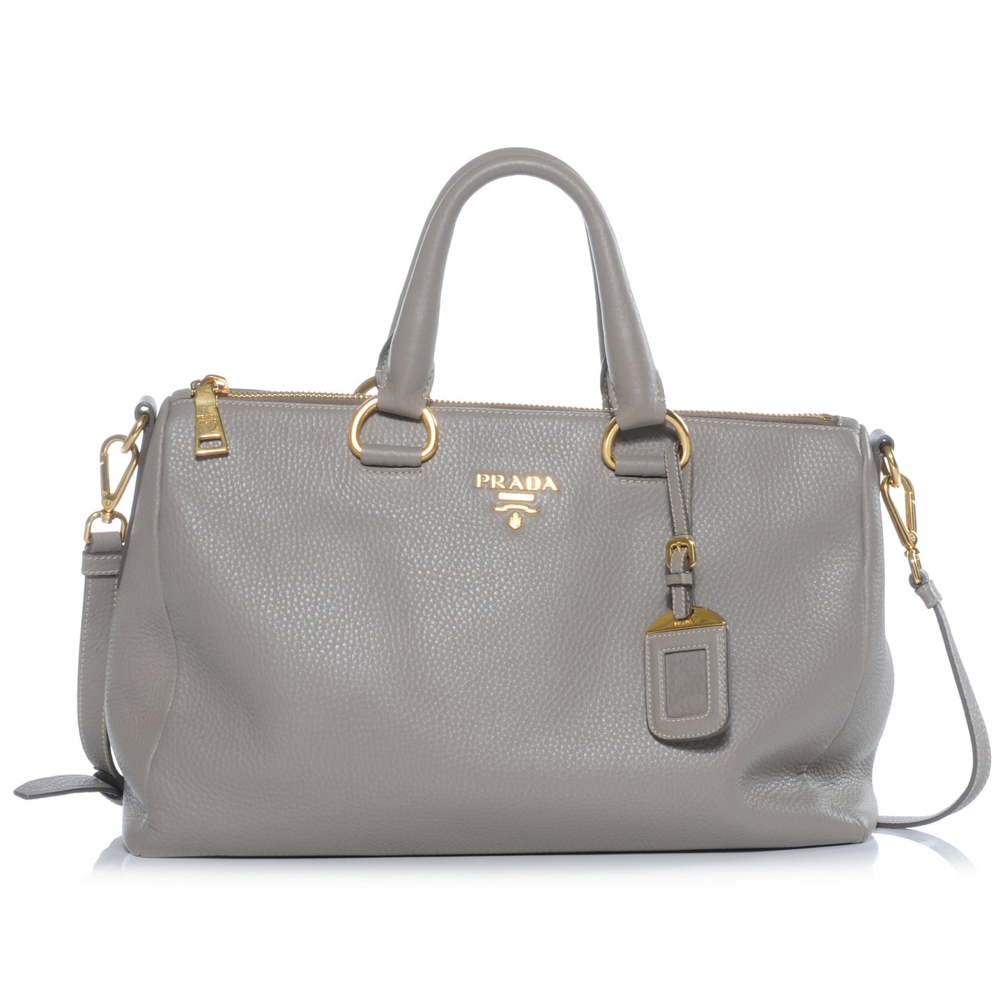 Vitello Daino Shoulder Bag Argilla