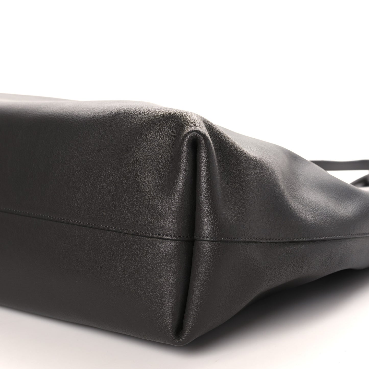 Calfskin Large Shopping Tote Dark Grey