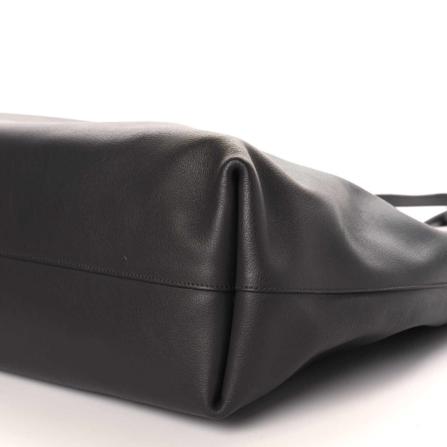 Saint Laurent Calfskin Large Shopping Tote Dark Grey 9 of 11