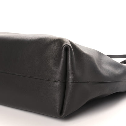 Saint Laurent Calfskin Large Shopping Tote Dark Grey 9 of 11