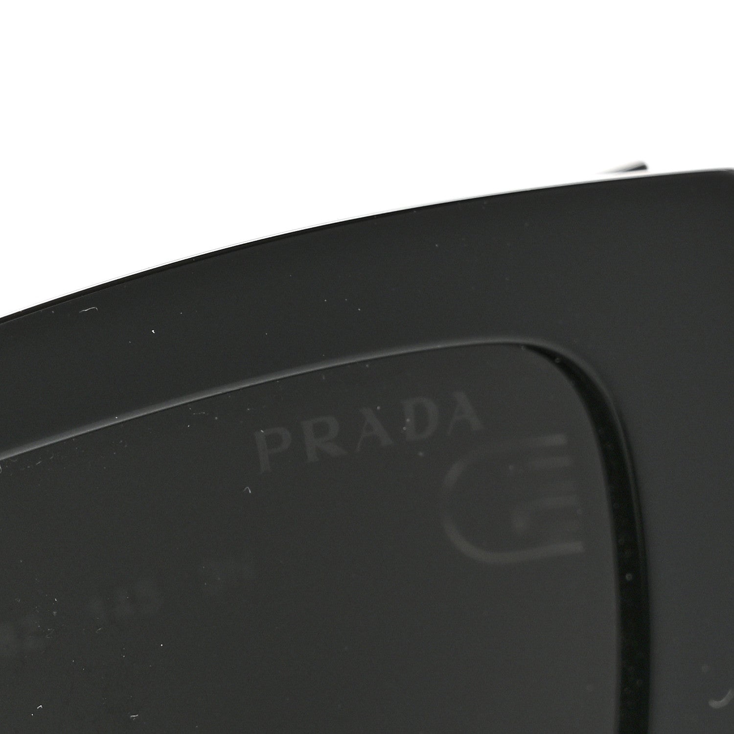 Prada Acetate Pillow Sunglasses SPR A01 Black 7 of 9