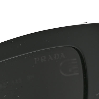 Prada Acetate Pillow Sunglasses SPR A01 Black 7 of 9