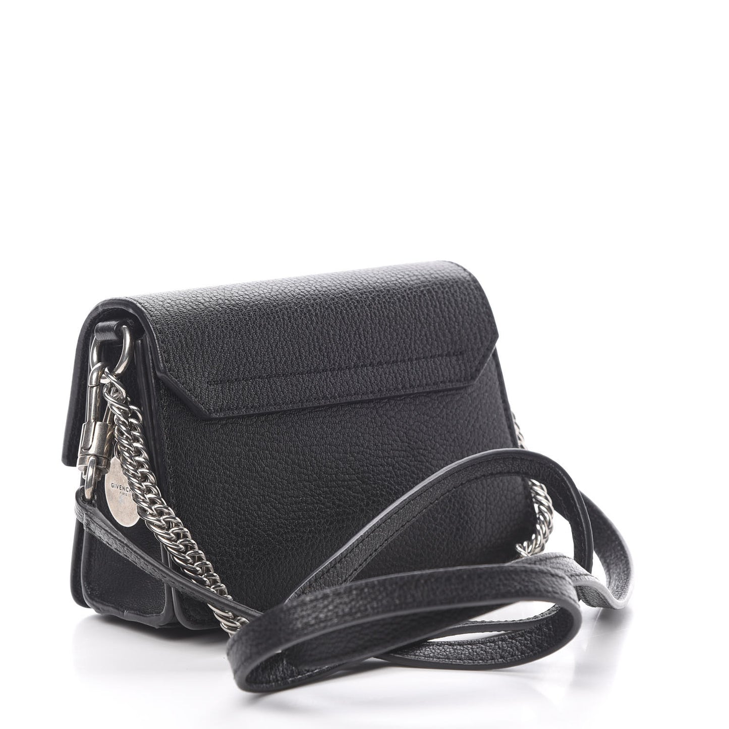 Goatskin Mini GV3 Shoulder Bag Black