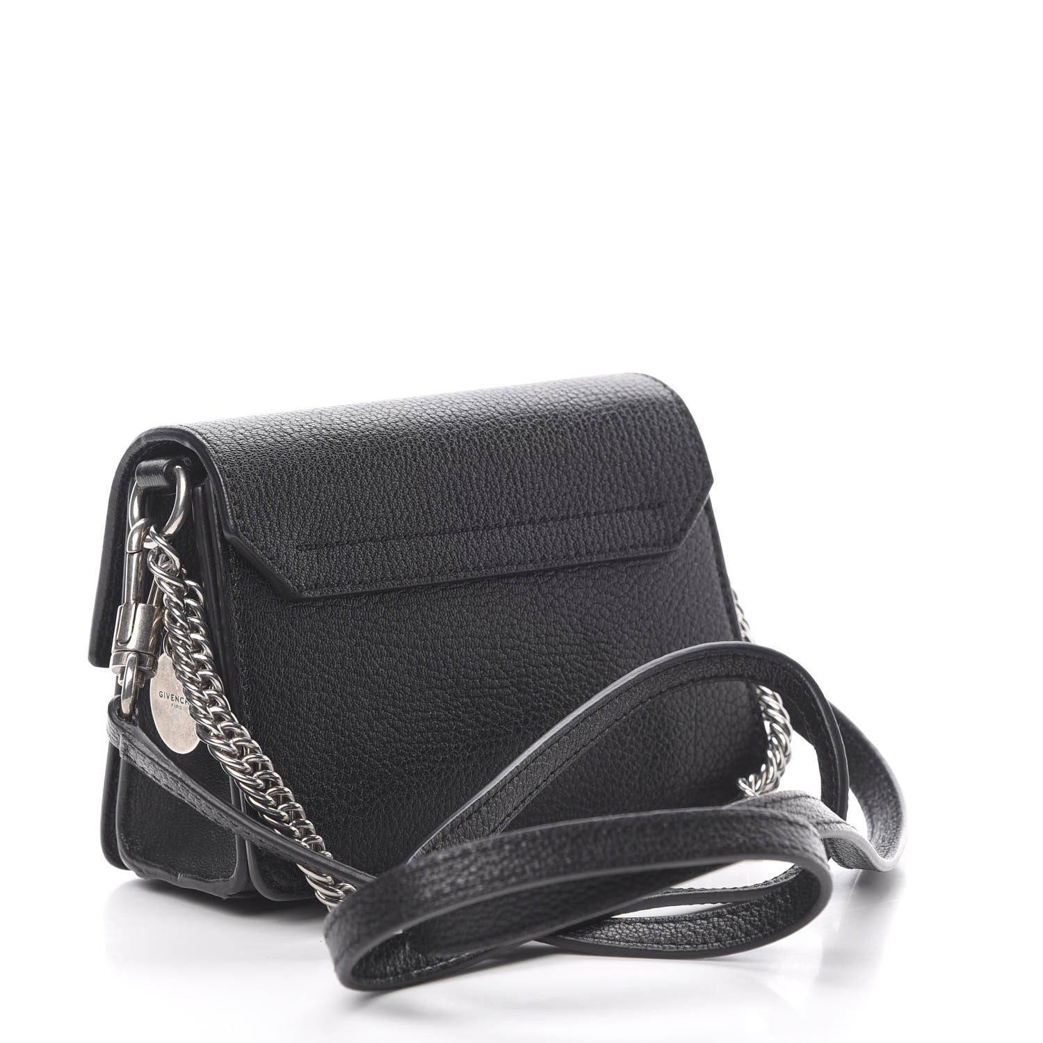 Givenchy Goatskin Mini GV3 Shoulder Bag Black 4 of 11
