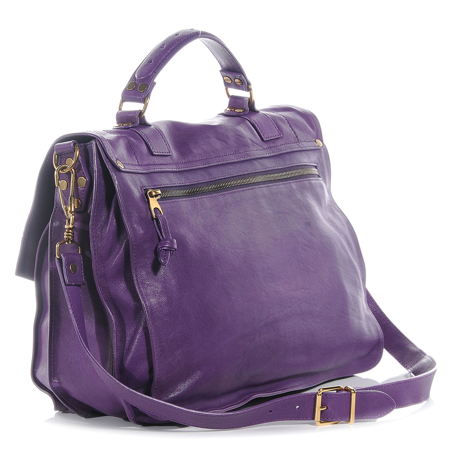 Proenza Schouler Lambskin PS1 Large Satchel Veruca Salt 3 of 8