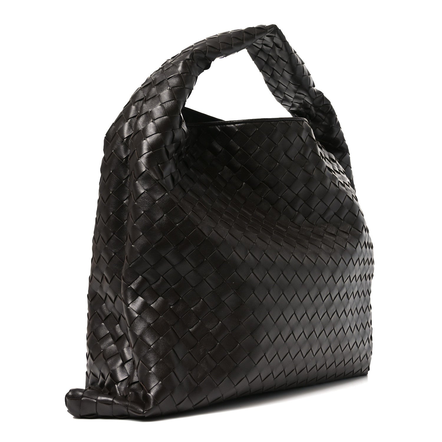 Bottega Veneta Calfskin Intrecciato Large Hop Fondant 2 of 10