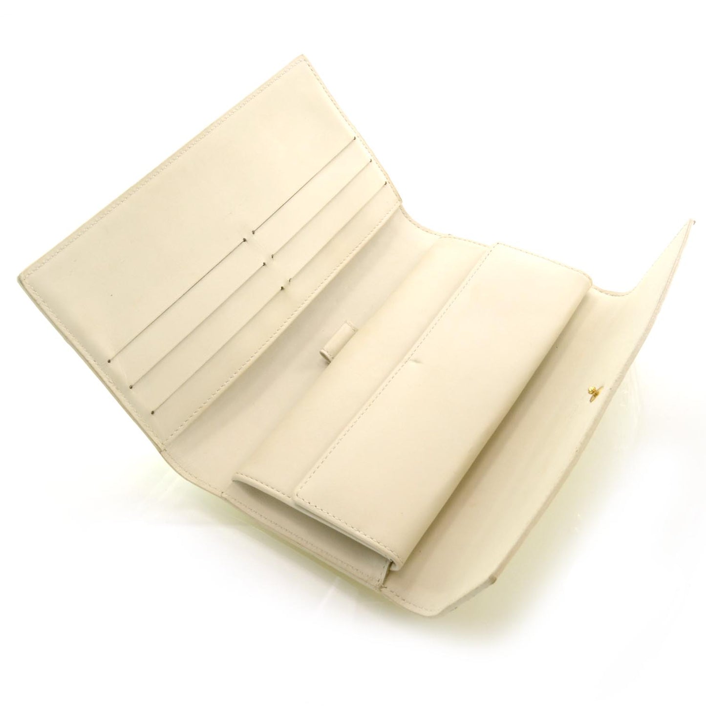 Vernis Porte Tresor International Wallet Perle