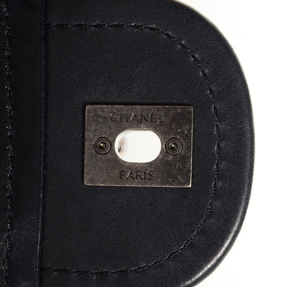 Chanel Aged Crumpled Calfskin Vintage Small Flap Black 9 of 9