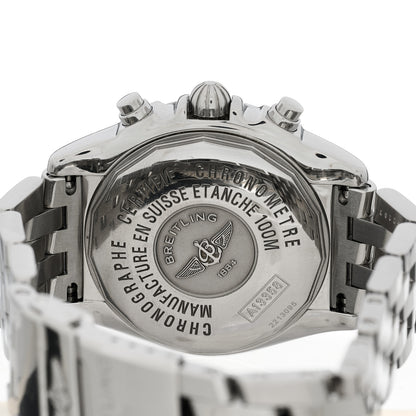 Breitling Stainless Steel 39mm Chrono Cockpit Automatic Watch Tiffany Blue A13358 4 of 4