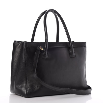 Chanel Calfskin Cerf Executive Shopper Tote Black 3 of 8
