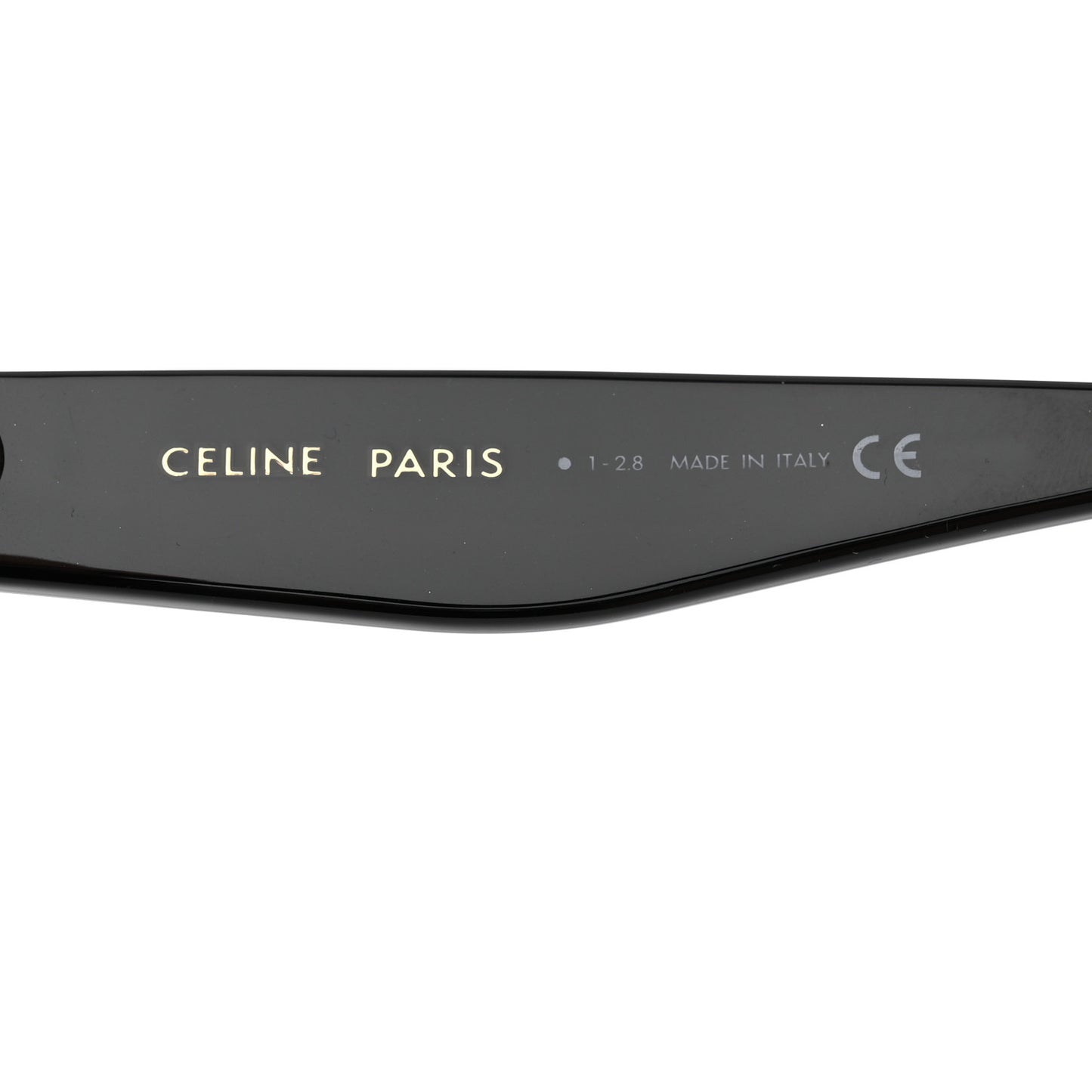 Acetate Studded Mineral Round Sunglasses CL40031N Black