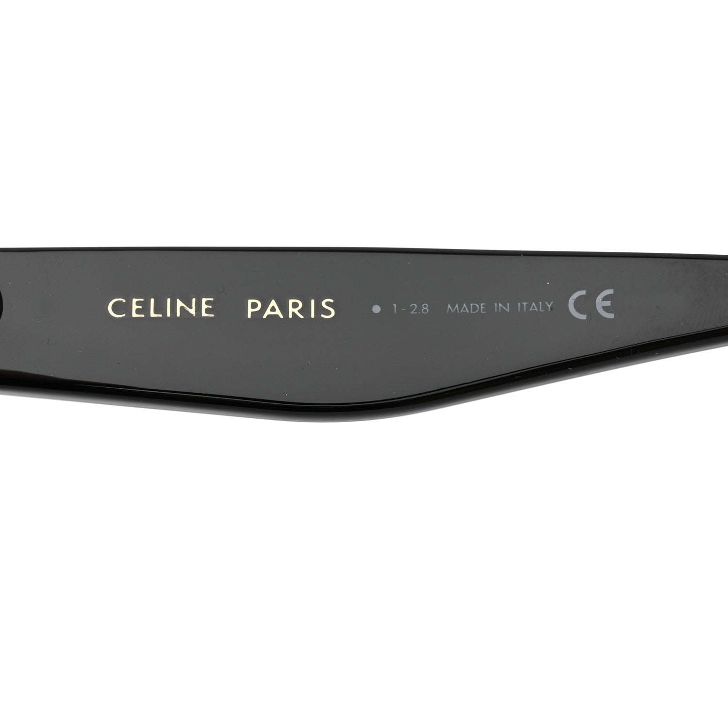 Celine Acetate Studded Mineral Round Sunglasses CL40031N Black 6 of 7
