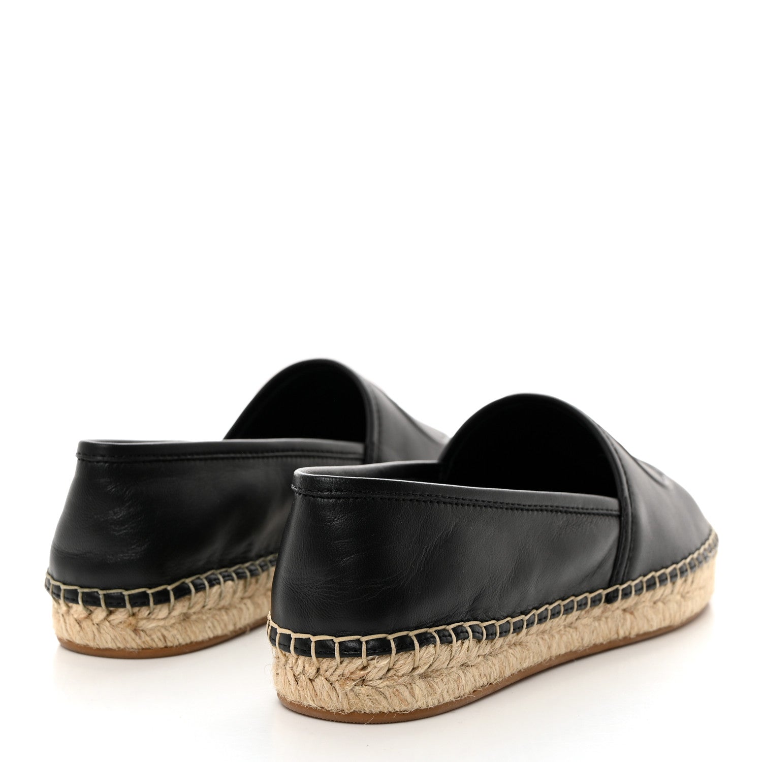 Louis Vuitton Starboard Espadrille Flats 35 Black 4 of 9