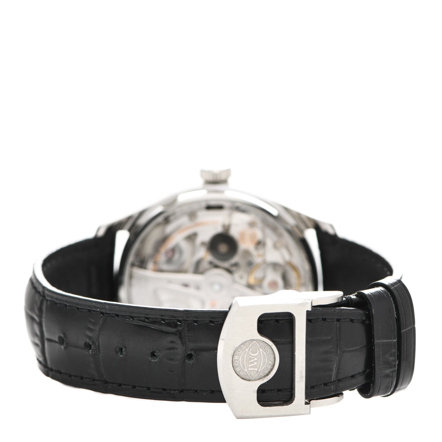 IWC Stainless Steel Alligator 42mm Portugieser 150 Years Automatic Watch Blue IW500710 3 of 4