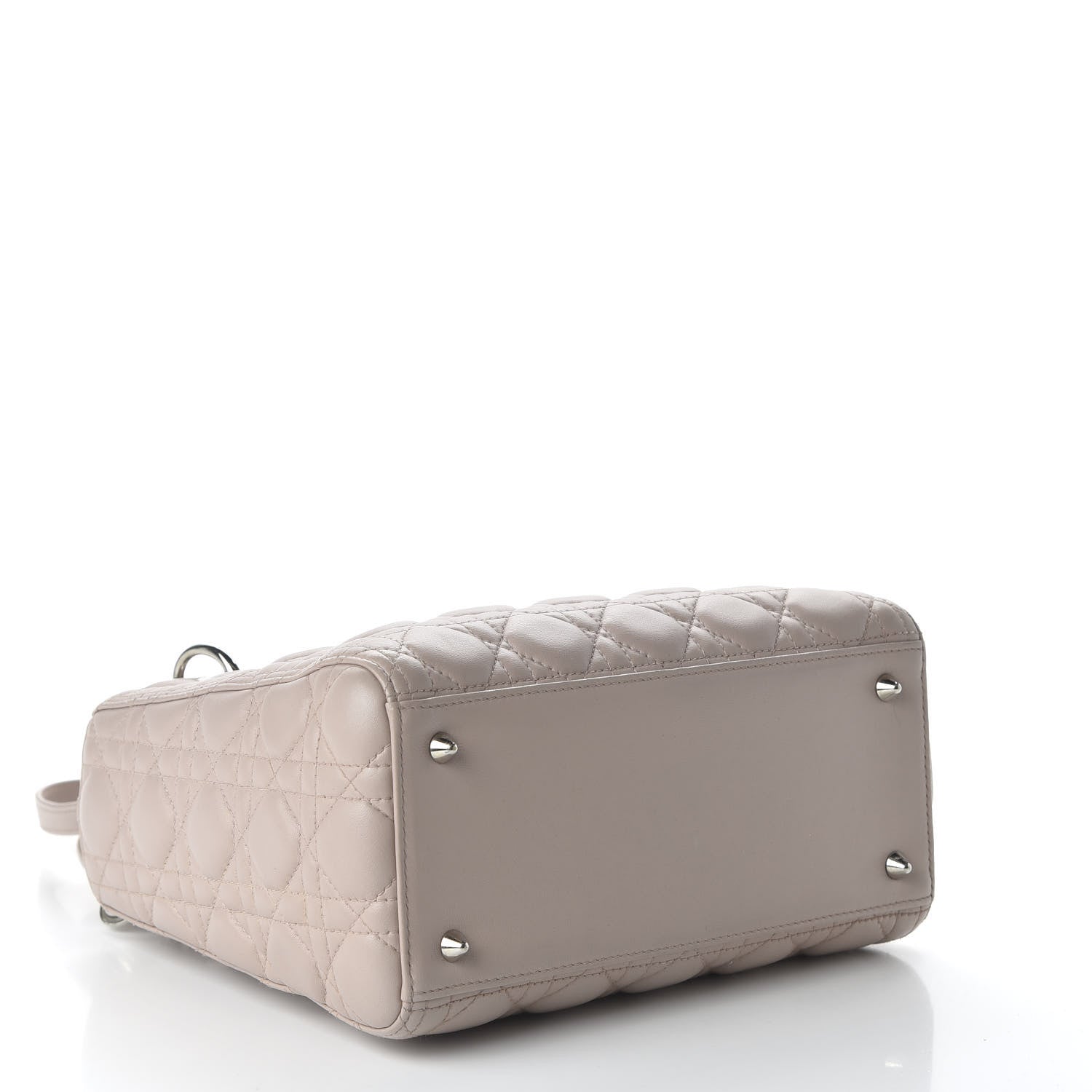 Christian Dior Lambskin Cannage Medium Lady Dior Light Pink 4 of 11