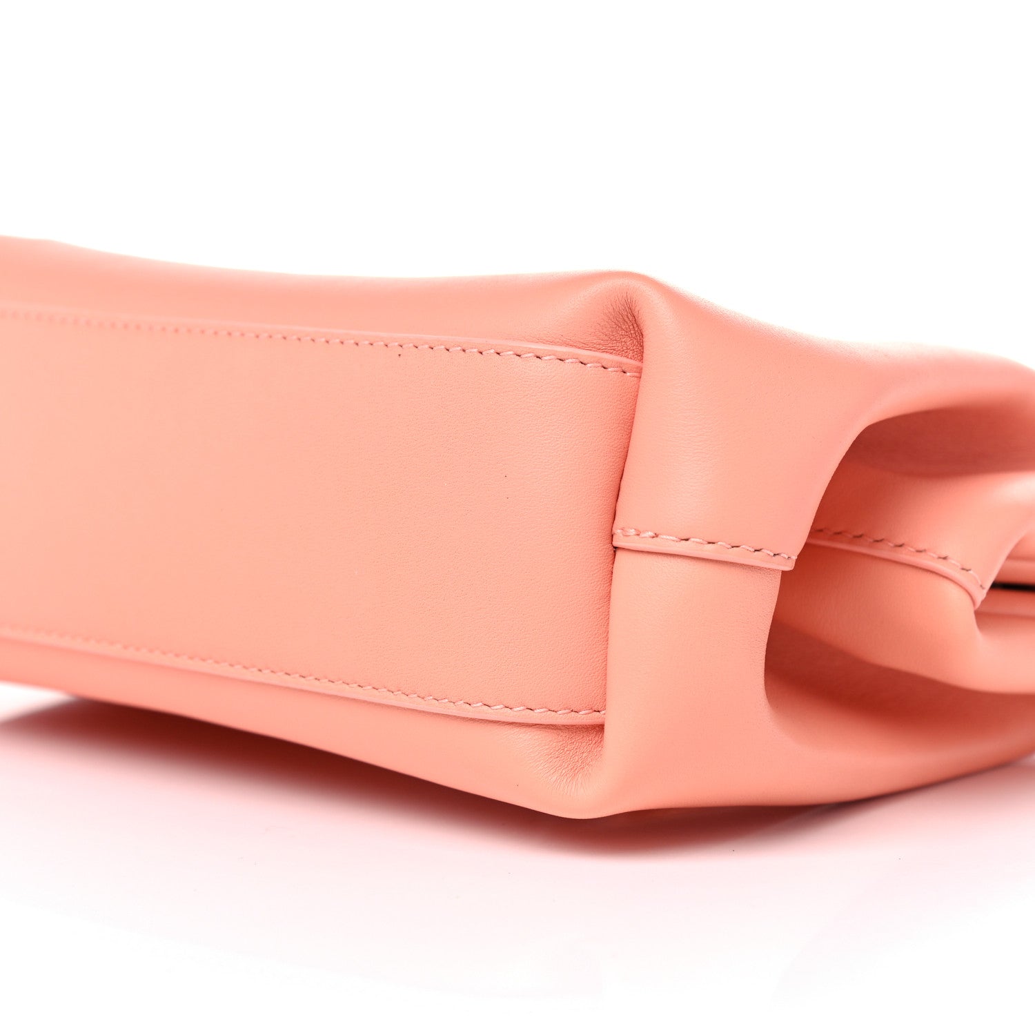 Bottega Veneta Calfskin Small The Point Triangle Bag Peachy 8 of 8