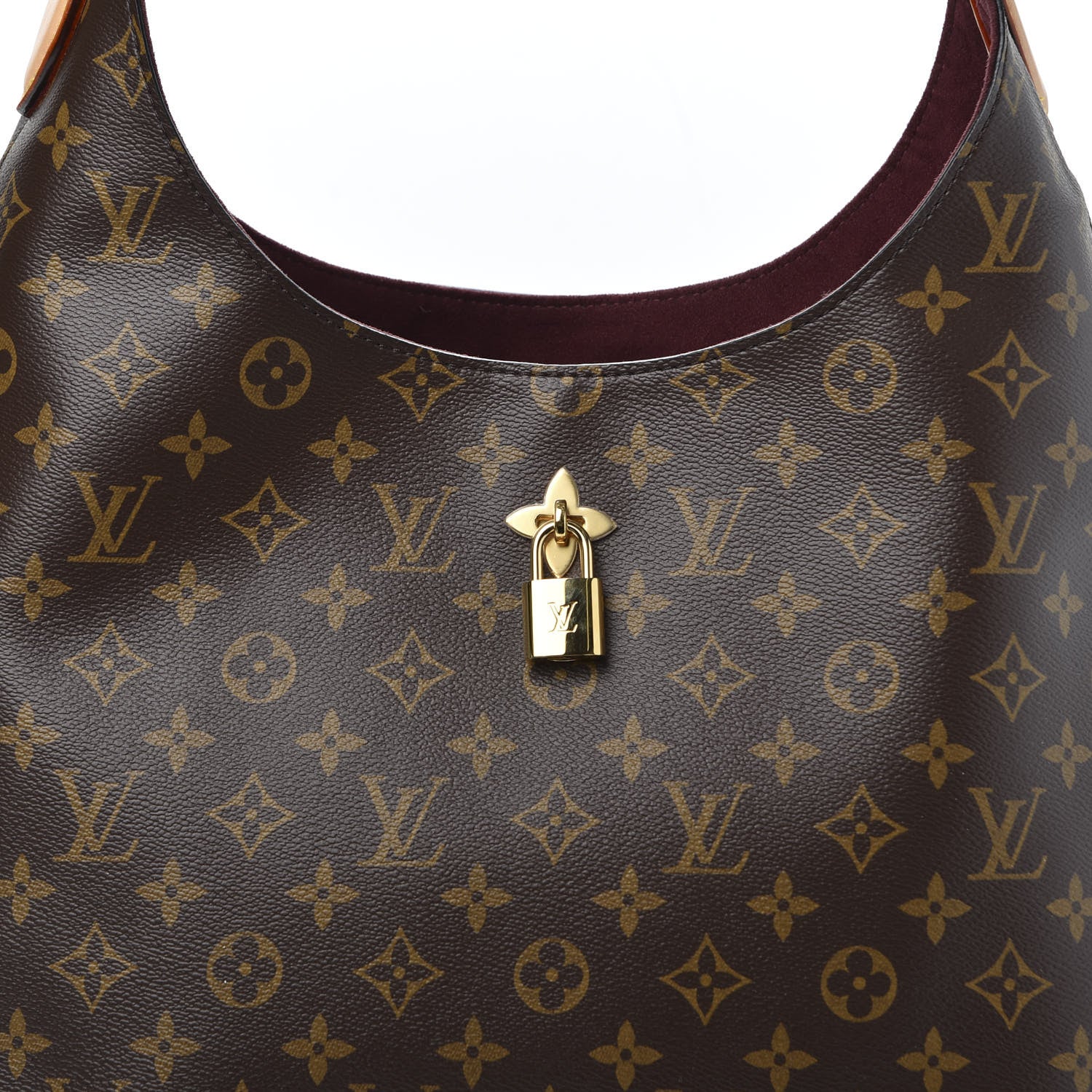 Louis Vuitton Monogram Flower Hobo Beige 9 of 9