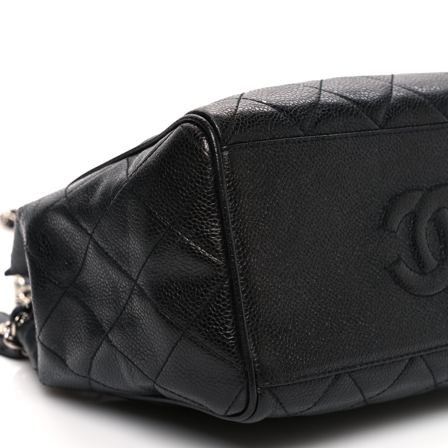 Chanel Caviar Quilted Shoulder Bag Black 10 of 12