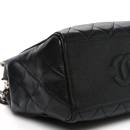 Chanel Caviar Quilted Shoulder Bag Black 10 of 12
