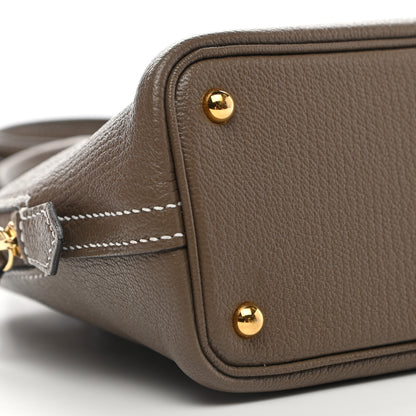 Hermes Chevre Mysore Mini 1923 Bolide Etoupe 9 of 12