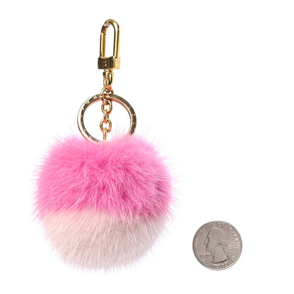 Louis Vuitton Mink Fluo Bubble Bag Charm Key Holder Pink 2 of 3