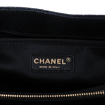 Chanel Caviar Quilted Grand Shopping Tote GST Black 6 of 7