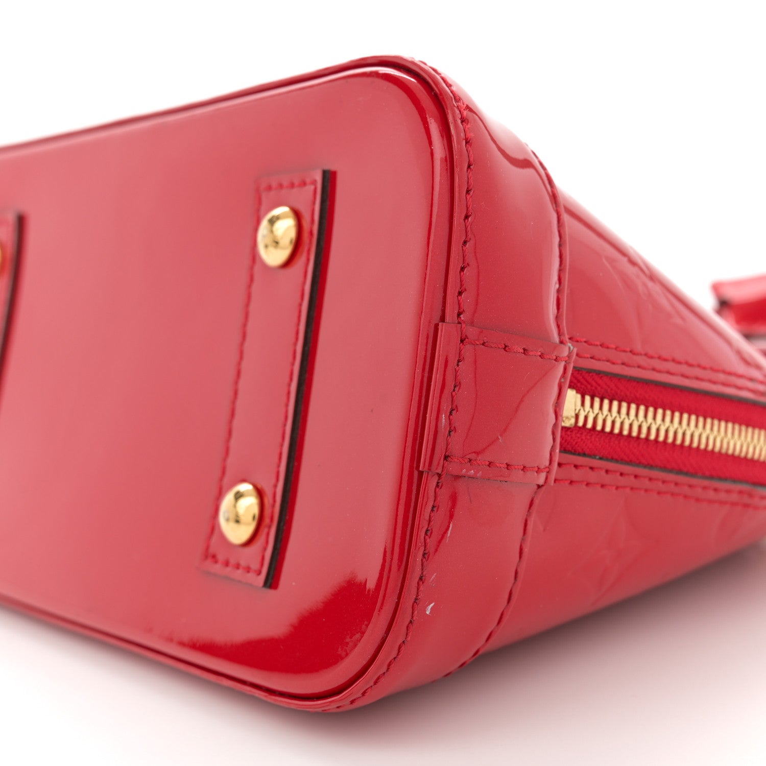 Louis Vuitton Vernis Alma BB Cherry 10 of 13
