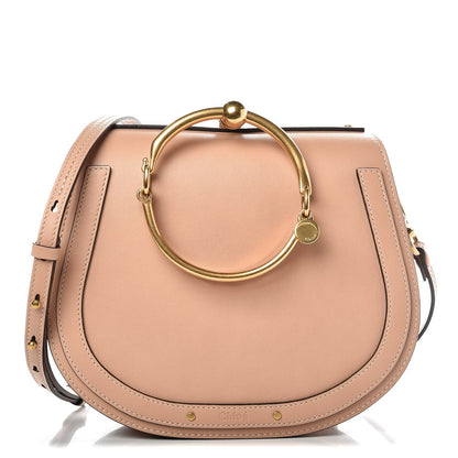 Chloe Calfskin Suede Medium Nile Bracelet Bag Biscotti Beige 1 of 6