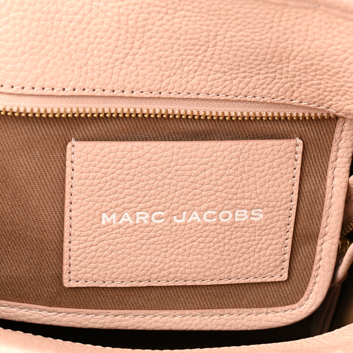 Marc Jacobs Grained Calfskin Small The Tote Bag Rose Dust 5 of 10