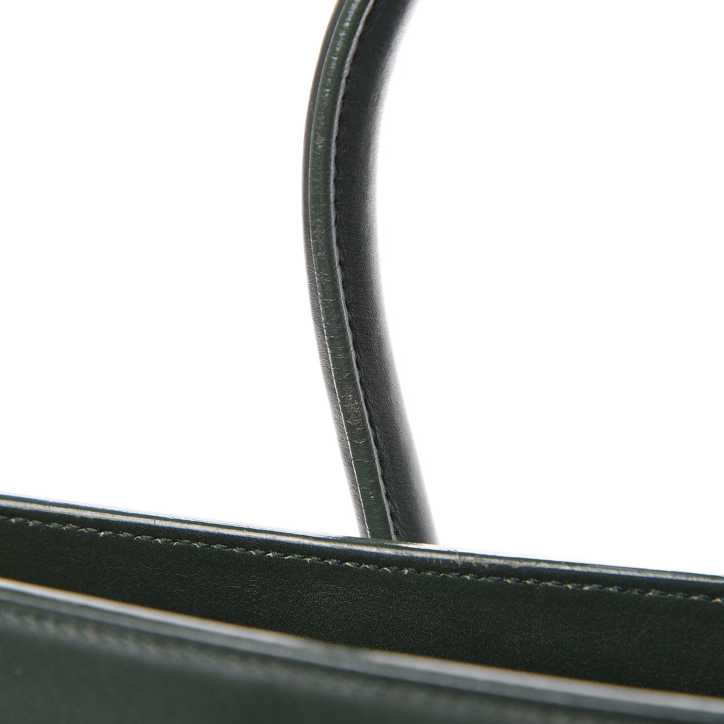 Calfskin Small Sac De Jour Dark Green